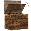 vidaXL Storage Box Smoked Oak Engineered Wood Large Storage Box