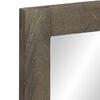 vidaXL Bathroom Mirror Grey Solid mango wood Medium Durable