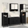 vidaXL Bathroom Furniture Set 3 pcs Artisan Oak Engineered Wood
