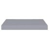 vidaXL Floating Wall Shelves 2 pcs Gray 15.7"x9.1"x1.5" MDF