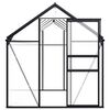 vidaXL Greenhouse Anthracite and Transparent Aluminum and Polycarbonate