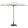 vidaXL Parasol Base Black &Oslash;38-48 mm Polyethylene, concrete, and iron