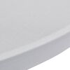 vidaXL Table Cover Set of 2 White Polyester 90%, Elastane 10%
