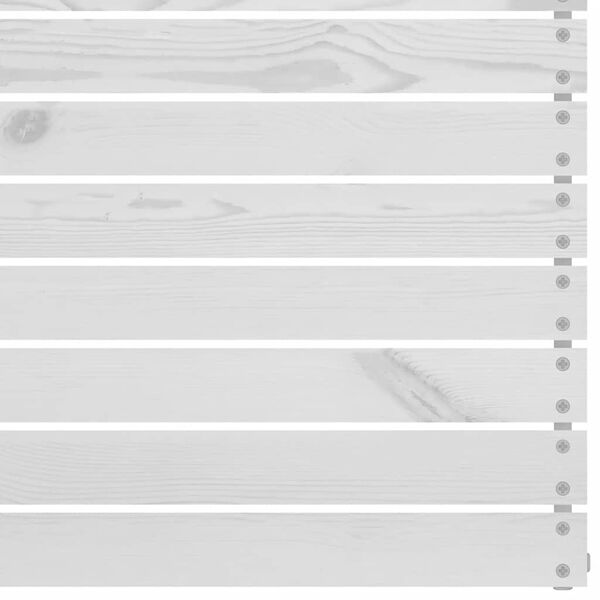 vidaXL Corner Sofa White Solid pine wood Standard Modular Corner Sofa