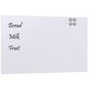 vidaXL Wall-mounted Magnetic Board White 39.4"x23.6" Tempered Glass