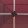 vidaXL Party Tent Wine Red