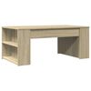 vidaXL Coffee Table Sonoma Oak Engineered Wood Small Coffee Table