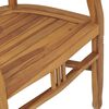 vidaXL Garden Dining Set Natural Teak Solid Teak Wood Medium Durable