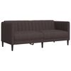 vidaXL Sofa Set Dark Brown Polyester 70.5 in Sofa Set Rectangular
