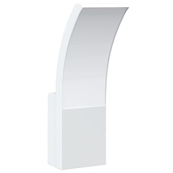 vidaXL Outdoor LED Wall Light Set of 2 White Die-cast aluminum Small