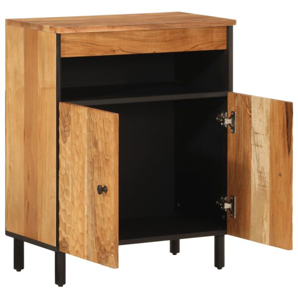 vidaXL Side Cabinet Natural wood Solid acacia wood Medium Side Cabinet