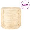 vidaXL Rope 100% Sisal 0.24 " 164.0 '