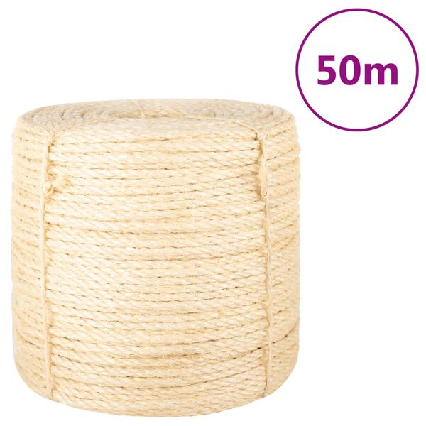 vidaXL Rope 100% Sisal 0.24 " 164.0 '
