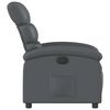 vidaXL Electric Recliner Chair Gray Faux leather, Metal, Plywood Standard