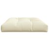 vidaXL Pallet Cushion Cream Fabric (100% polyester) 47.2 x 31.5 x 4.7 in
