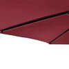 vidaXL Garden Parasol Bordeaux Red Steel, Polyester Large Tiltable