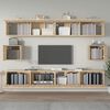 vidaXL TV Cabinet Set Set of 6 Sonoma Oak Engineered Wood Multiple Sizes