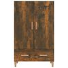 vidaXL Highboard Smoked Oak Engineered wood Large Highboard