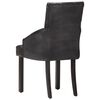 vidaXL Dining Chair Set of 6 Black