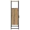 vidaXL Bathroom Cabinet Artisan Oak Engineered wood, powder-coated steel
