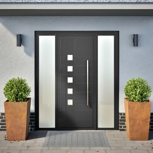 vidaXL Garden Planter Set of 2 Brown Weathering steel