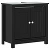 vidaXL Bathroom Furniture Set Black