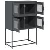 vidaXL Highboard Anthracite Cold-rolled steel Medium Highboard
