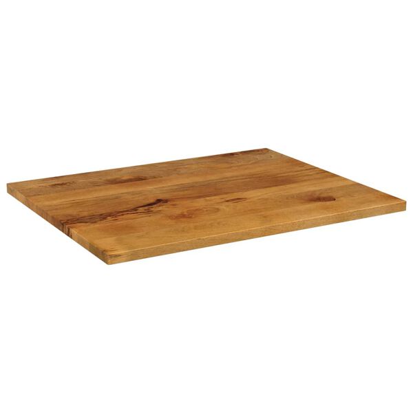 vidaXL Table Top 35.4"x31.5"x1.5" Rectangular Solid Wood Mango