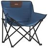 vidaXL Camping Chair Blue Steel Compact Foldable Camping Chair