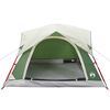 vidaXL Camping Tent Cabin 4-Person Green Waterproof