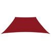 vidaXL Sunshade Sail Oxford Fabric Trapezium 2/4x9.8' Red
