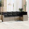 vidaXL Garden Sofa Set Light grey, Dark grey