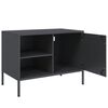 vidaXL TV Cabinet Anthracite Steel Medium TV Stand Rectangular