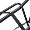 vidaXL Saddle Rack Black Powder-coated iron Medium Foldable