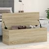 vidaXL Storage Box Sonoma oak Engineered wood Medium Storage Box