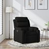 vidaXL Recliner Chair Black Fabric (100% polyester), metal, plywood Single