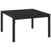 vidaXL Garden Lounge Set Black, Grey Powder-coated steel and polyester