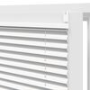 vidaXL Plisse Blind 43.3"x49.2" White Pleated Blind