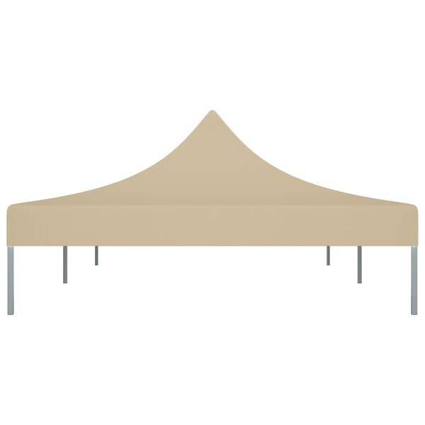 vidaXL Party Tent Roof 19.7'x9.8' Beige 0.9 oz/ft²