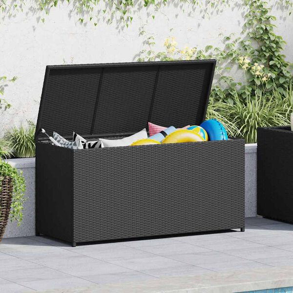 vidaXL Storage Chest Black