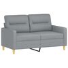 vidaXL Sofa Set Light Grey