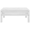 vidaXL 5 Piece Patio Lounge Set White Solid Pinewood