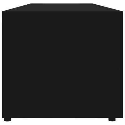 vidaXL TV Stand Black 47.2"x13.4"x11.8" Engineered Wood