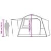 vidaXL Car Tent 4-Person Green Waterproof