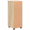 vidaXL Bathroom Cabinet with Door Sonoma Oak 11.81 x 13.78 x 31.50 in