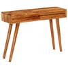vidaXL Console Table Solid Acacia Wood with Carved Drawers 46.5"x11.8"x31.5"