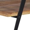 vidaXL Coffee Table Brown Solid mango wood, powder-coated steel Medium