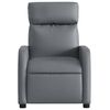 vidaXL Massage Recliner Chair Grey Faux Leather