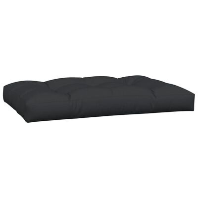 vidaXL Pallet Cushions 3 pcs Black Fabric