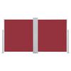 vidaXL Side Awning Red 100% polyester with PU coating 55.1 x 236.2 in